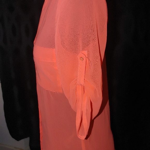 Light blouse légère saumon - Picture 2 of 4